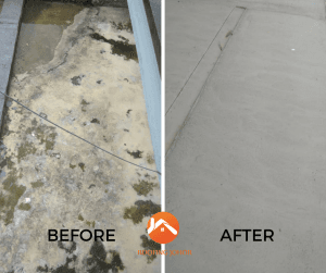 Johor roofing services Before after testimonials