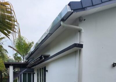 304 Stainless Steel Rain Gutter Installation At East Ledang