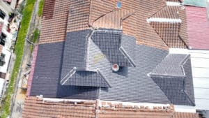 tile roof replacement at Taman Perling