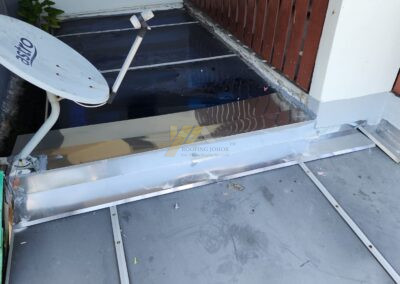 Awning leaking Solution – Stainless Steel Capping Installation