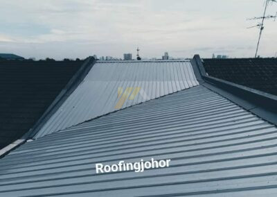 Metal Roof Replacement at Taman Johor Jaya