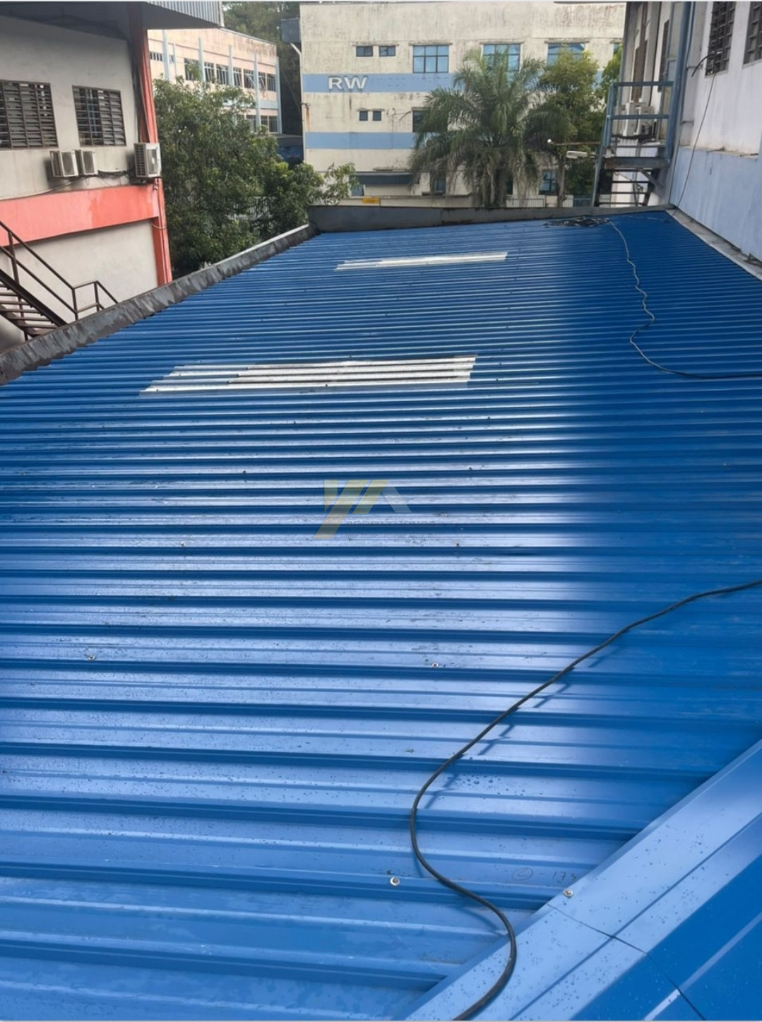 factory metal roof replacement at Taman Tampoi